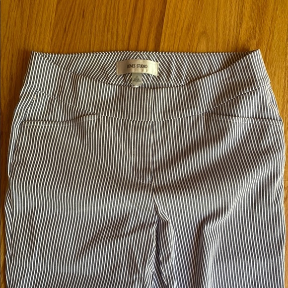 Jones Studio Blue Chinos Tapered Fit - Picture 2 of 4